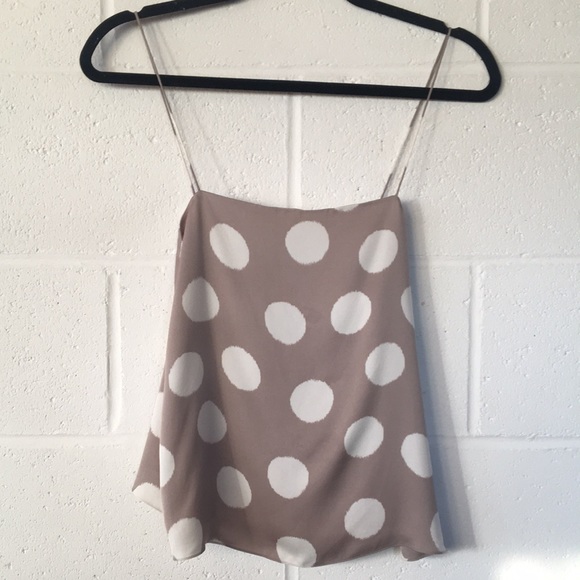 Theory Size Small Clean Tank Mushroom Multi Large Dot Print - Picture 2 of 8